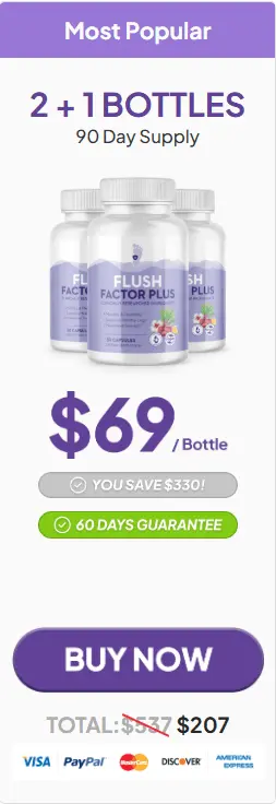 flushfactorplus 3 bottle