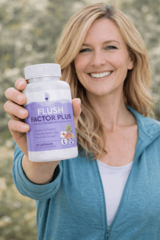 Flush Factor Plus™ mobility support capsules close-up